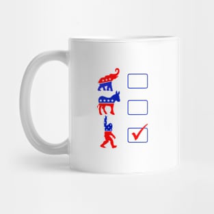 Elect Sasquatch | Elect Bigfoot | Vote for Bigfoot | Vote For Sasquatch Mug